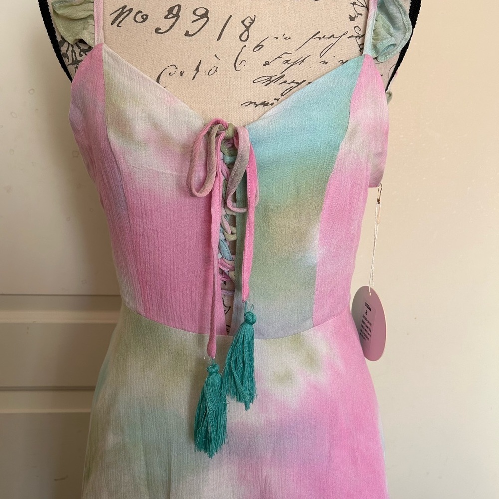 Sisters of the Tribe Cami Tea Dress  Tie-Dye